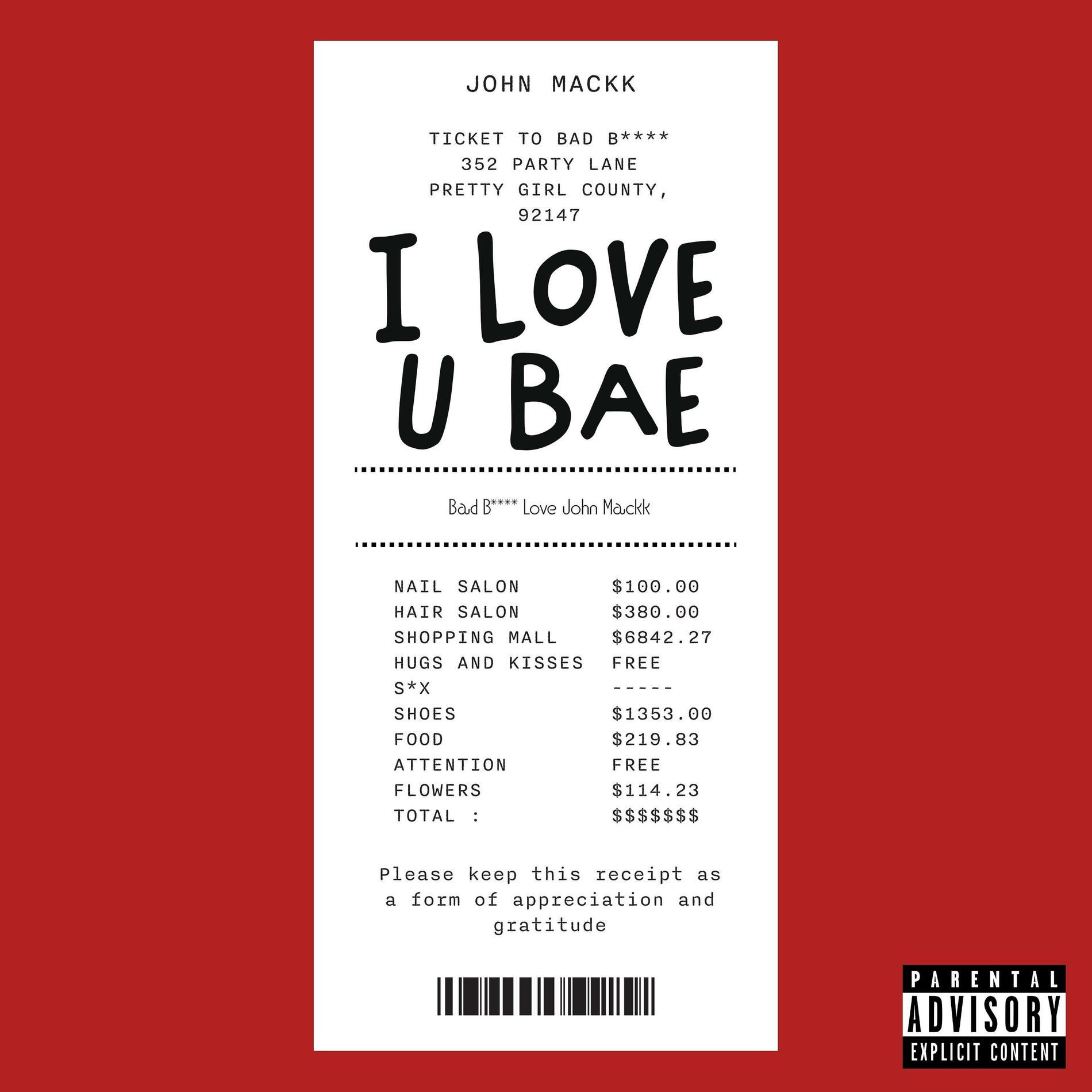 Album cover of I Love U Bae