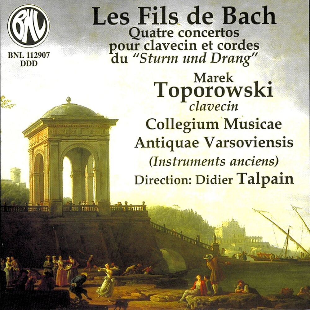 Picture of C.P.E. Bach, J.C. Bach & W..F. Bach: Quatre concertos pour clavecin et cordes (Sturm und Drang)