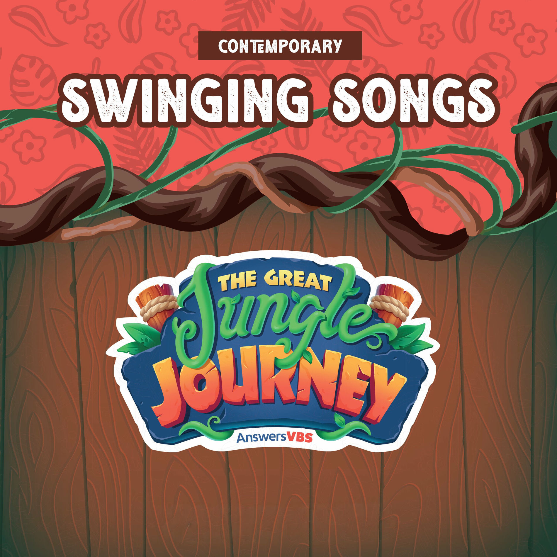 Album cover of Answers VBS: The Great Jungle Journey - Swinging Songs (Contemporary)