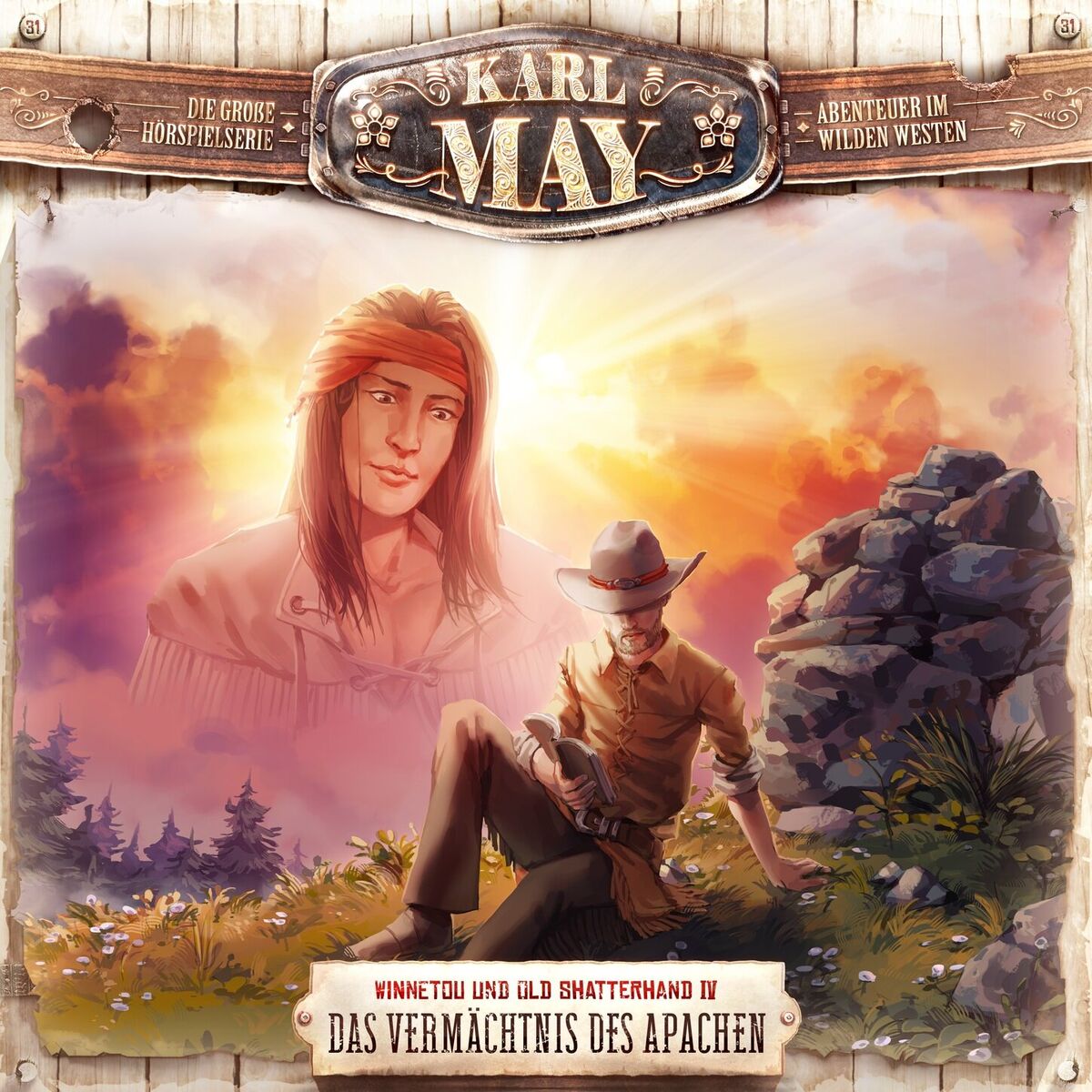 Album cover of Folge 31: Winnetou und Old Shatterhand IV: Das Vermächtnis des Apachen