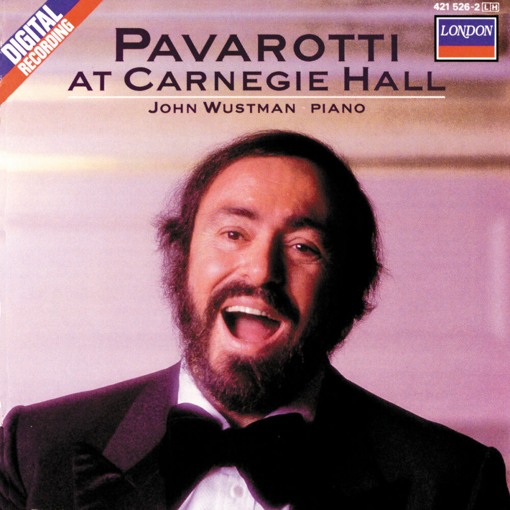 Picture of Pavarotti at Carnegie Hall