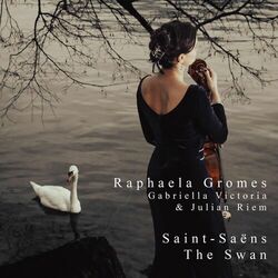 Cover of Saint-Saëns The Swan (From "The Carnival of the Animals", R.125, Arr. for Cello, Harp & Piano by Julian Riem)