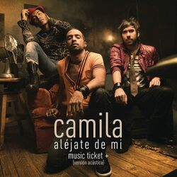 Cover of Aléjate De Mi - Music Ticket+ Exclusive (Versión Acústica)