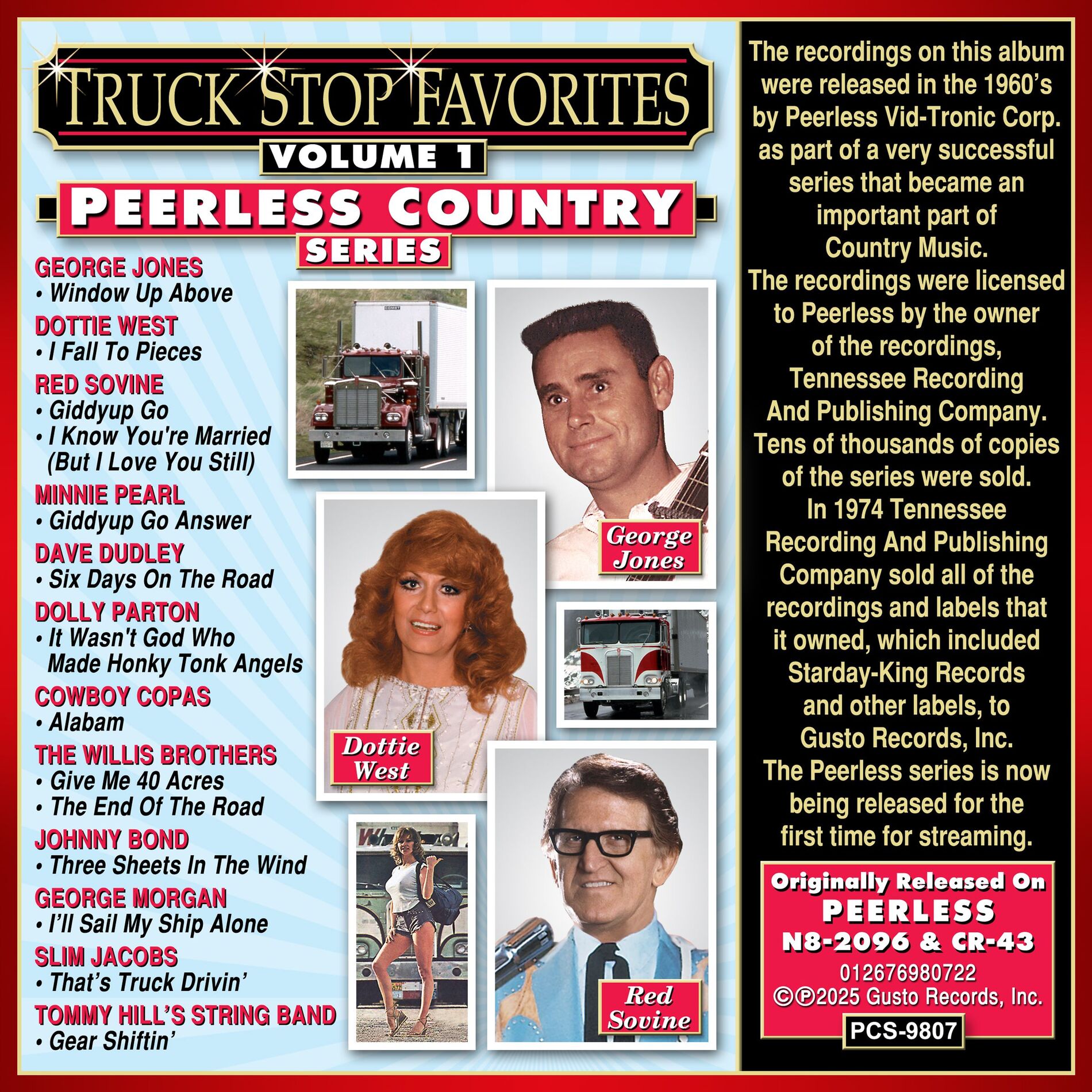 Album cover of Truck Stop Favorites, Volume 1