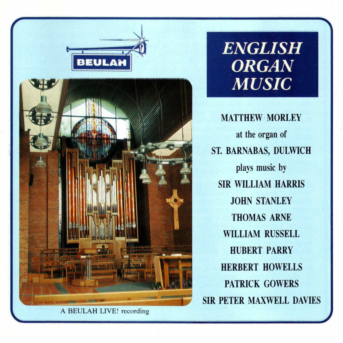 Album cover of English Organ Music