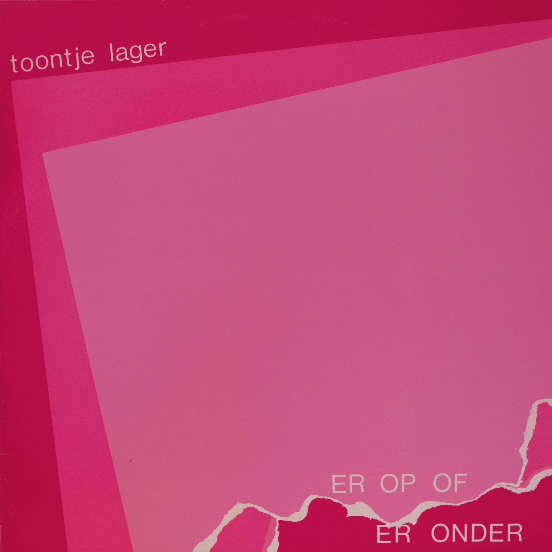 Album cover of Er Op Of Er Onder