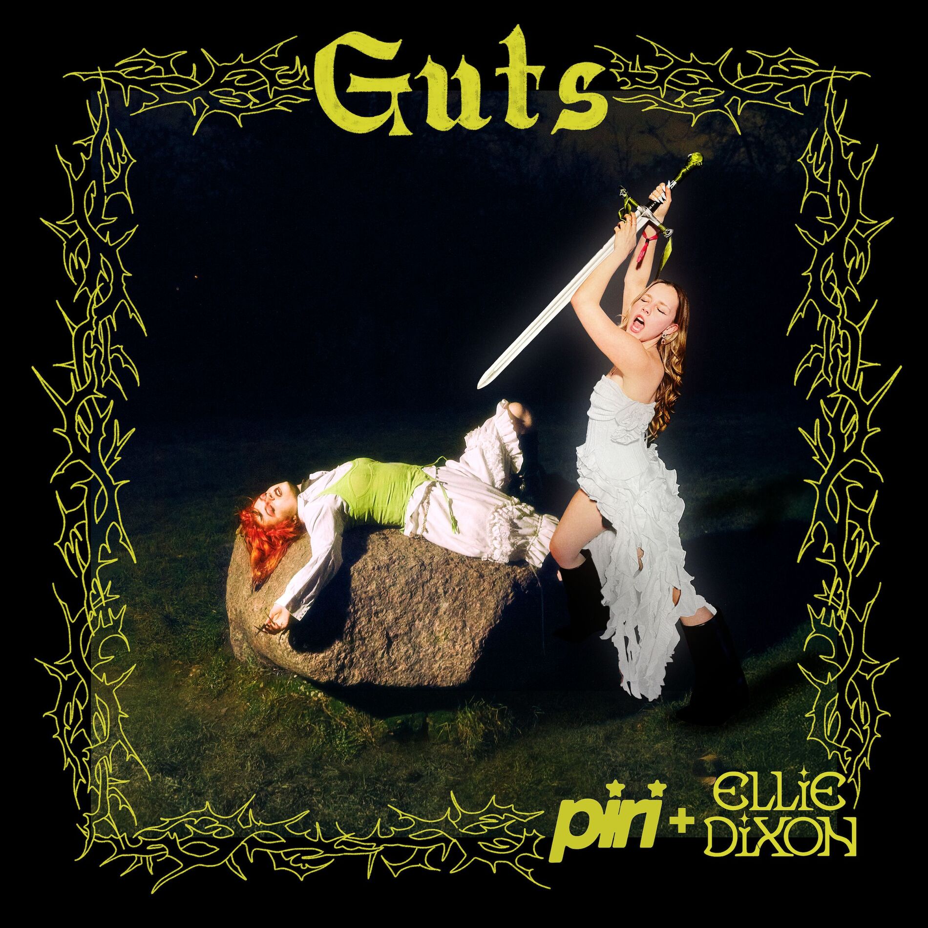 Album cover of Guts featuring piri