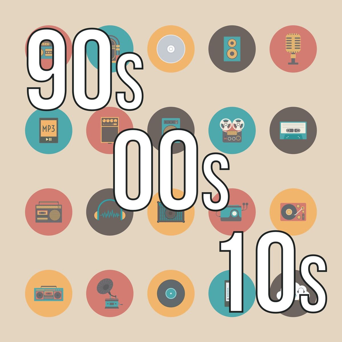 Album cover of 90s, 00s, 10s