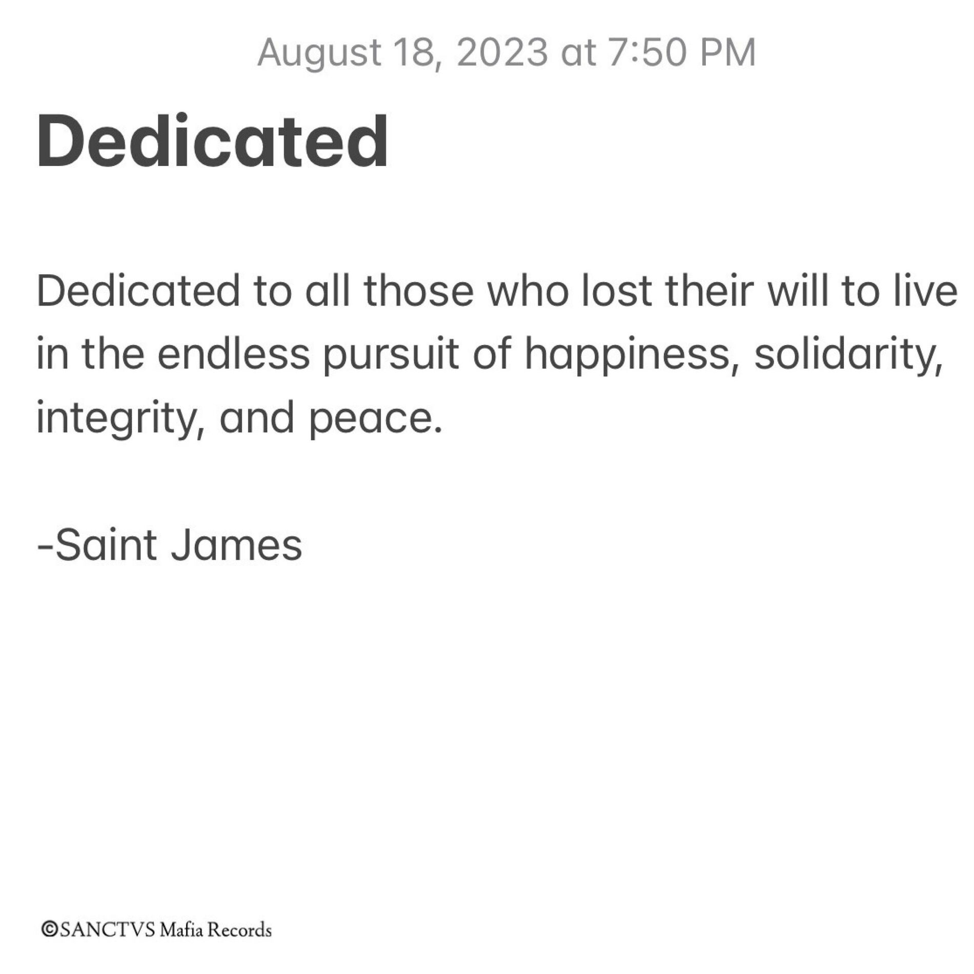Album cover of I Will Change The World (feat. Saint James)