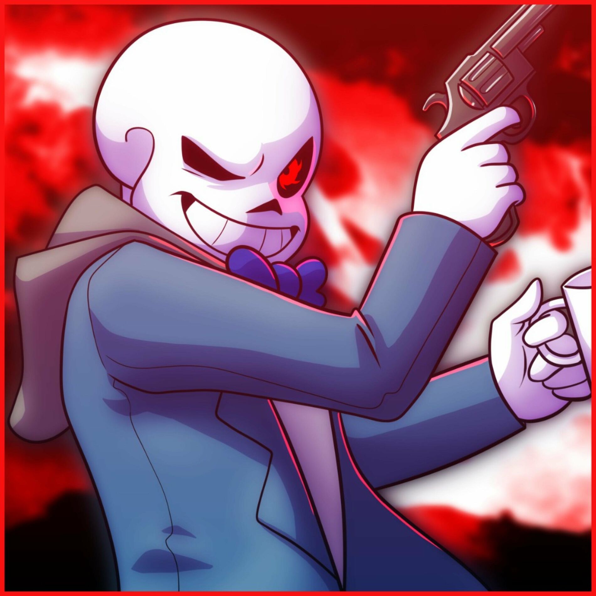Album cover of Undertale AU Sudden Changes: Bullet Hell Sans Attack