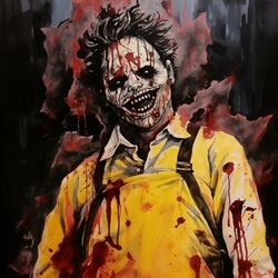 Cover of LEATHERFACE (feat. Nyhtmare)