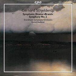 Cover of Schjelderup: Brand / Symphony No. 2, "To Norway"