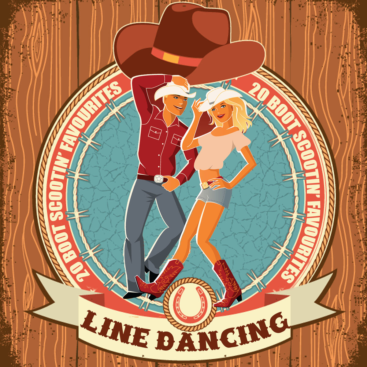 Album cover of Line Dancing: 20 Boot Scootin' Favourites