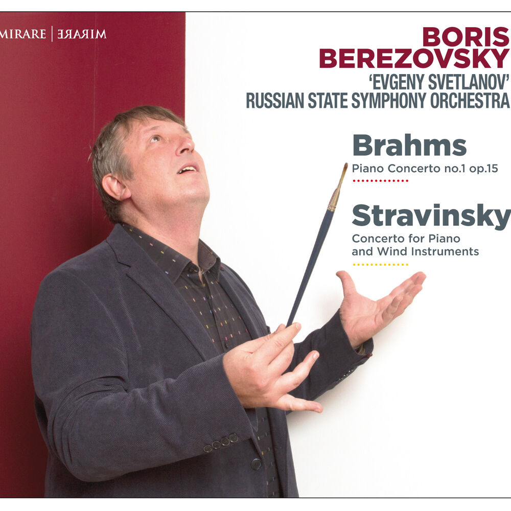 Picture of Brahms: Piano Concerto No. 1, Op. 15 - Stravinsky: Concerto for Piano and Wind Instruments (Live)