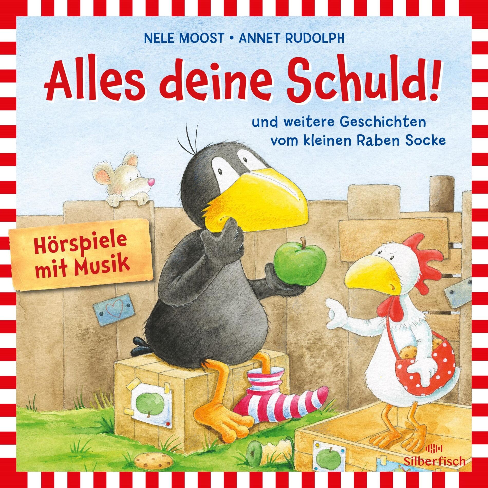Album cover of Alles deine Schuld! (Der kleine Rabe Socke) (Und weitere Geschichten: Alles schlapp!, Alles gewaschen!)