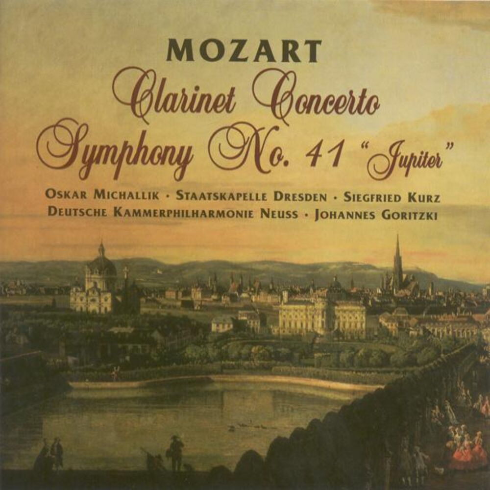 Picture of MOZART, W.A.: Clarinet Concerto / Symphony No. 41, "Jupiter" (Michallik, Dresden Staatskapelle, Kurz, Neuss German Chamber Philhar