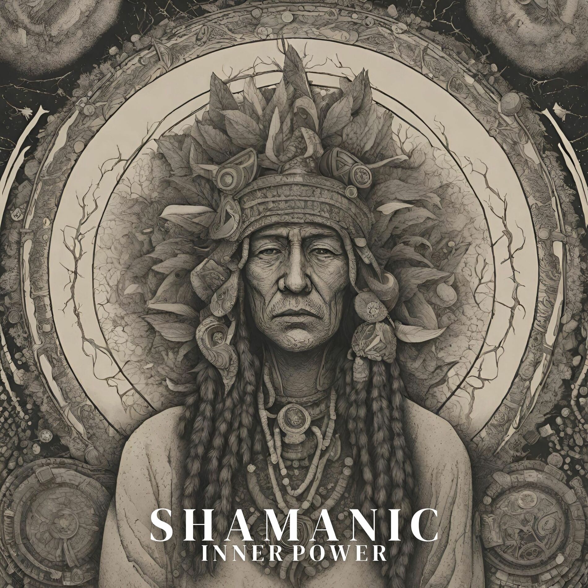 Album cover of Shamanic Inner Power: Native American Flute for Meditation, Healing, Sleep