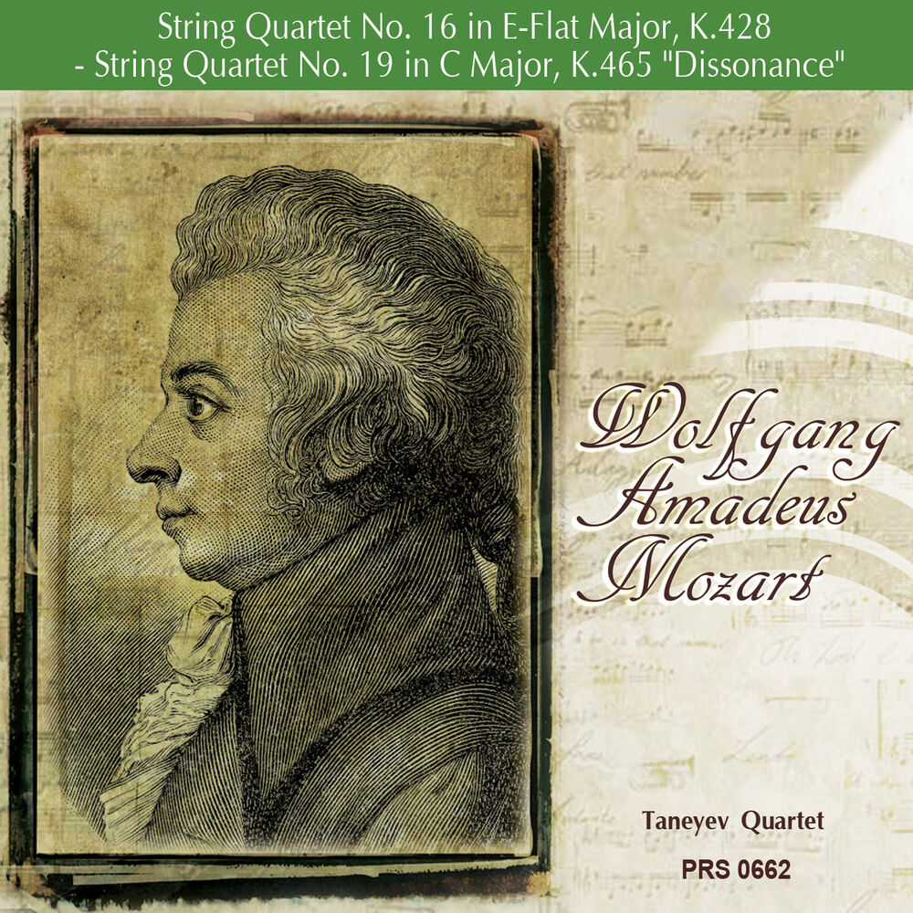Picture of Mozart: String Quartet No. 16 in E-Flat Major, K. 428 - String Quartet No. 19 in C Major, K. 465 "Dissonance"