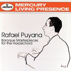 Cover of Rafael Puyana: Baroque Masterpieces For The Harpsichord
