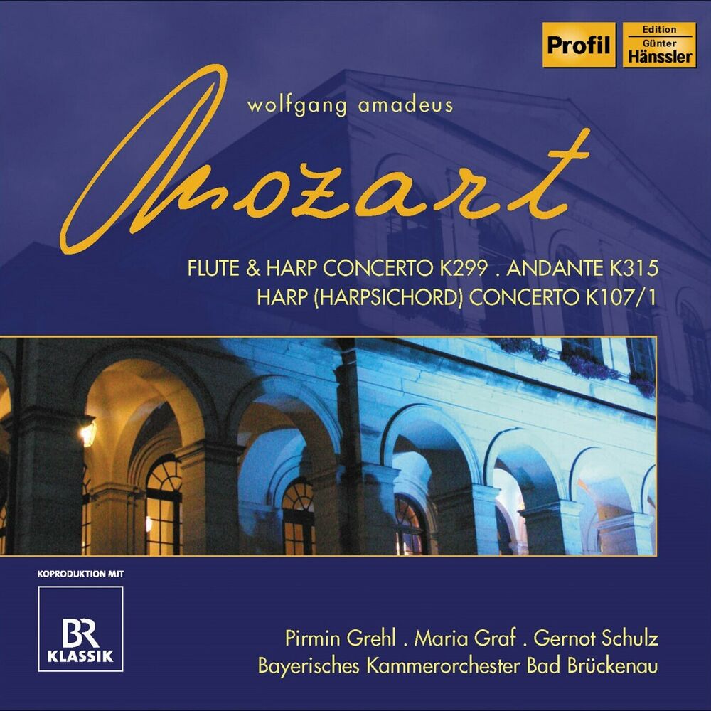 Picture of Mozart, W.A.: Concerto for Flute and Harp / Andante in C Major / Piano Concerto K. 107/1 (Arr. for Harp)