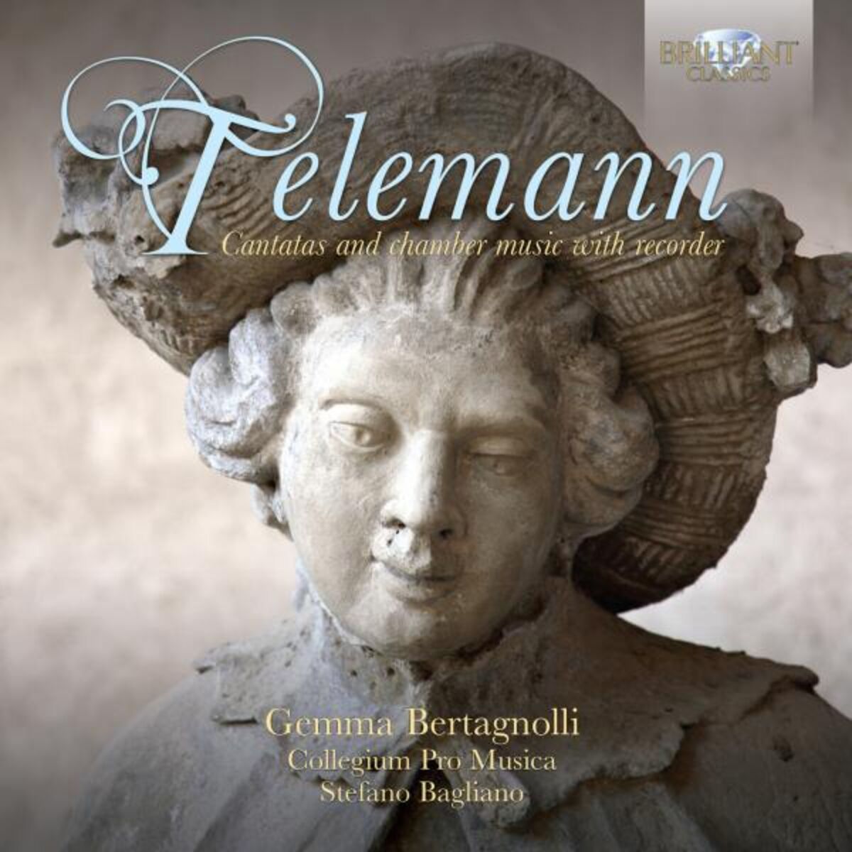 Album cover of Telemann: Cantatas and Chamber Music with Recorder