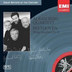 Cover of Beethoven: String Quartets, Op. 18 (Live, 1989)