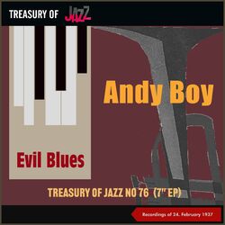 Cover of Evil Blues - Treasury of Jazz No. 76 (Recordings of 24th February 1937)