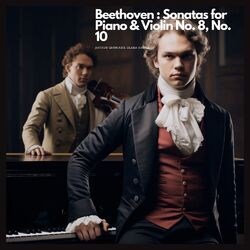 Cover of Beethoven : Sonatas for Piano & Violin No. 8, No. 10