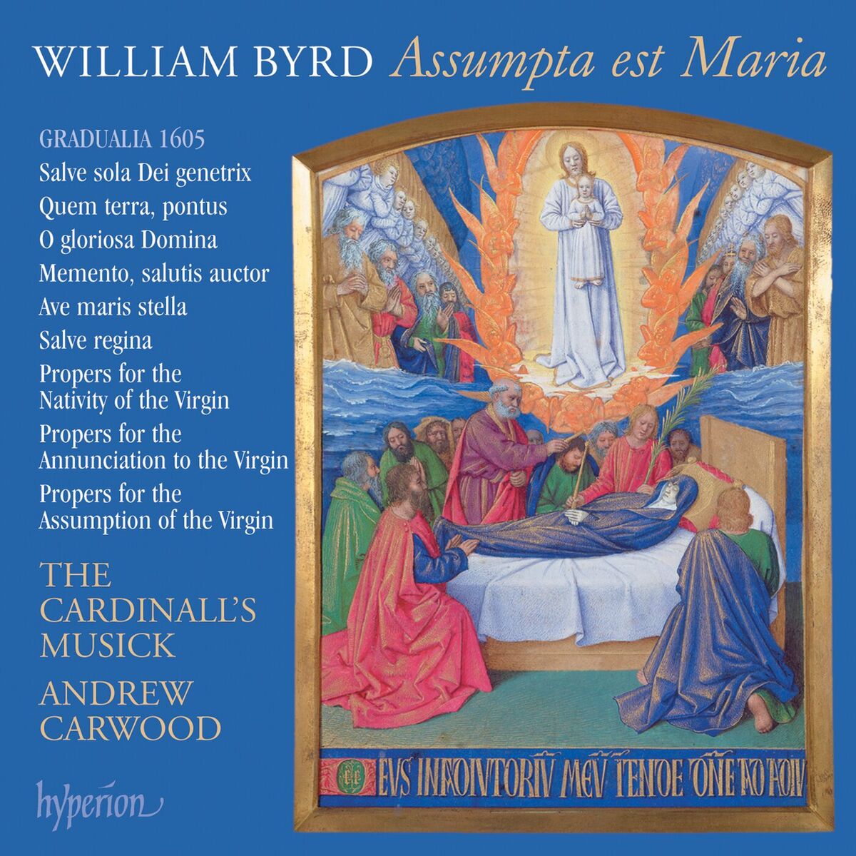 Album cover of Byrd: Beata viscera a 5, T. 66 (Gradualia, 1605)