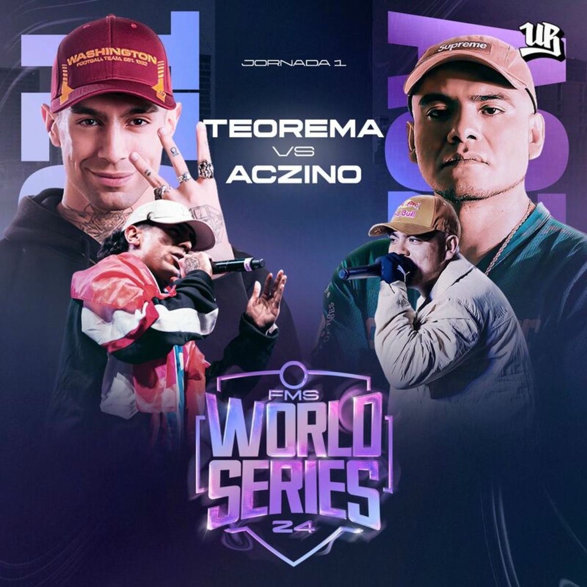Album cover of Aczino Vs Teorema - FMS World Series - Jornada 1 (Live)