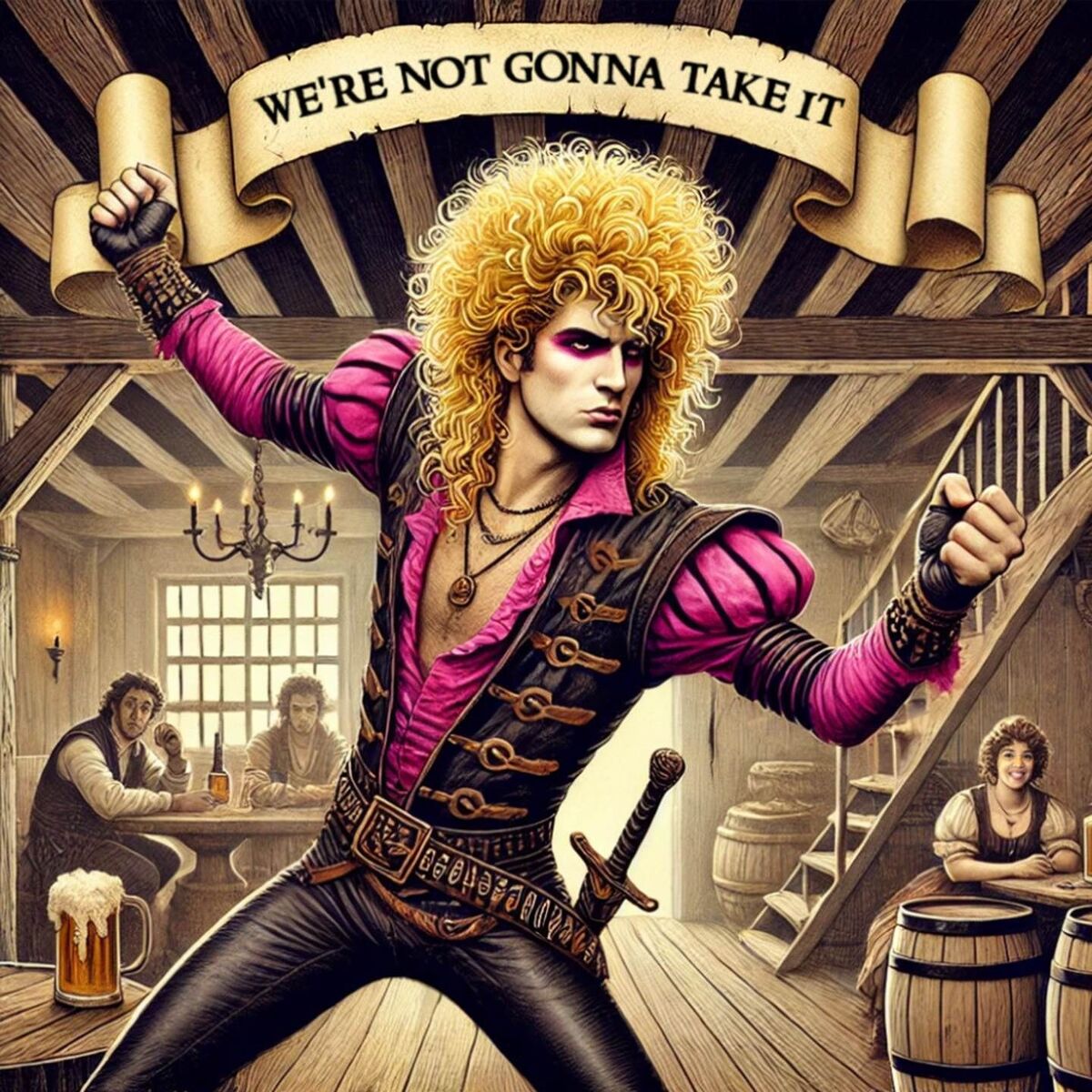 Album cover of We're Not Gonna Take It (Medieval Version)