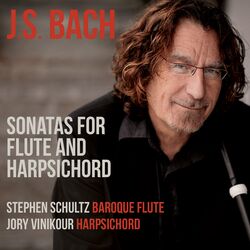 Cover of J.S. Bach: Sonatas for Flute & Harpsichord