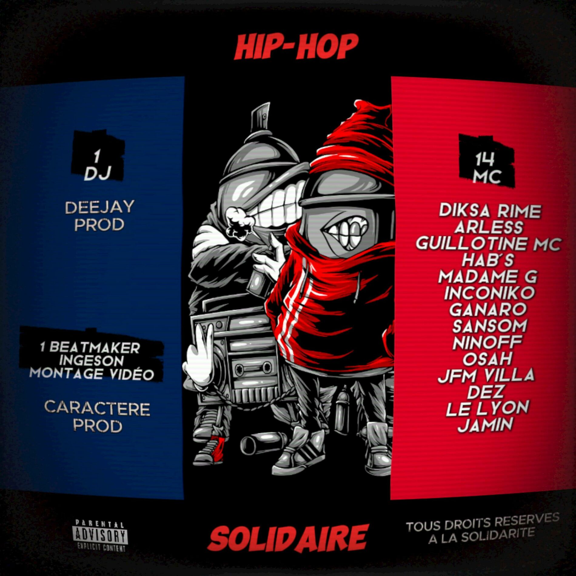 Album cover of Cypher Hip-Hop Solidaire