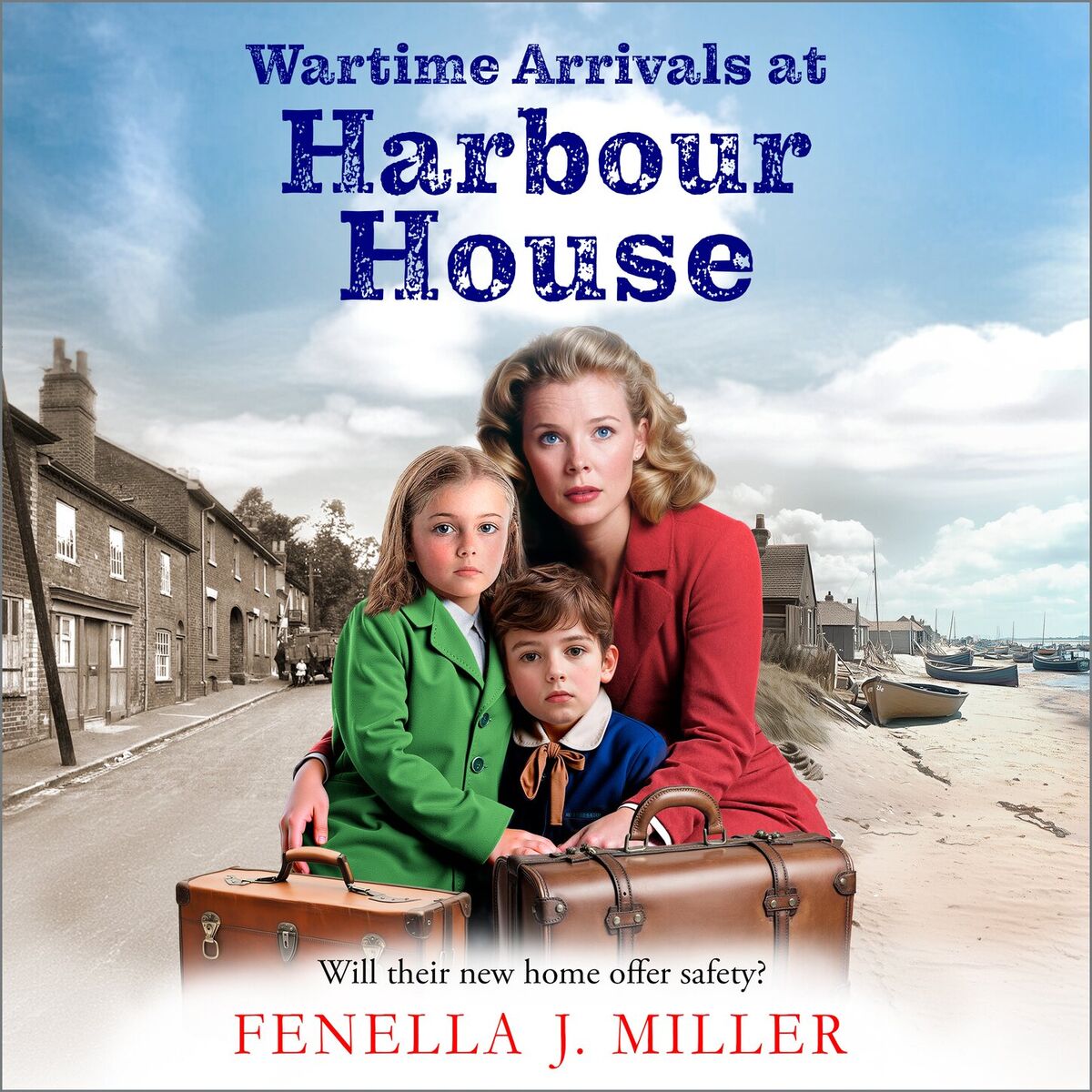 Album cover of Wartime Arrivals at Harbour House - Harbour House, Book 1 (Unabridged)