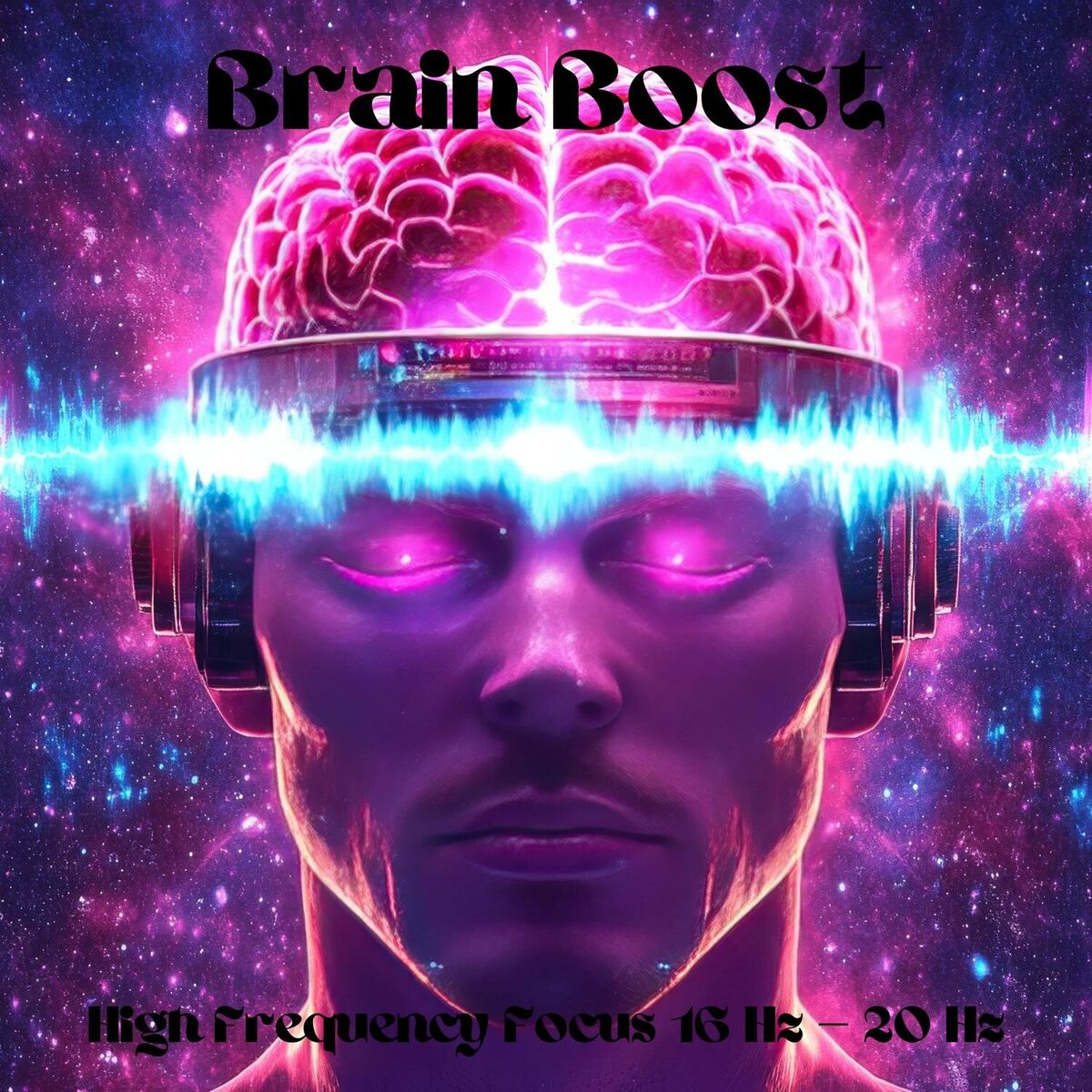 Album cover of Brain Boost: High Frequency Focus, 16 Hz – 20 Hz, Enhanced Mental Energy