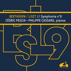 Cover of Beethoven: Symphony No. 9 (Transcribed for 2 Pianos by Franz Liszt)