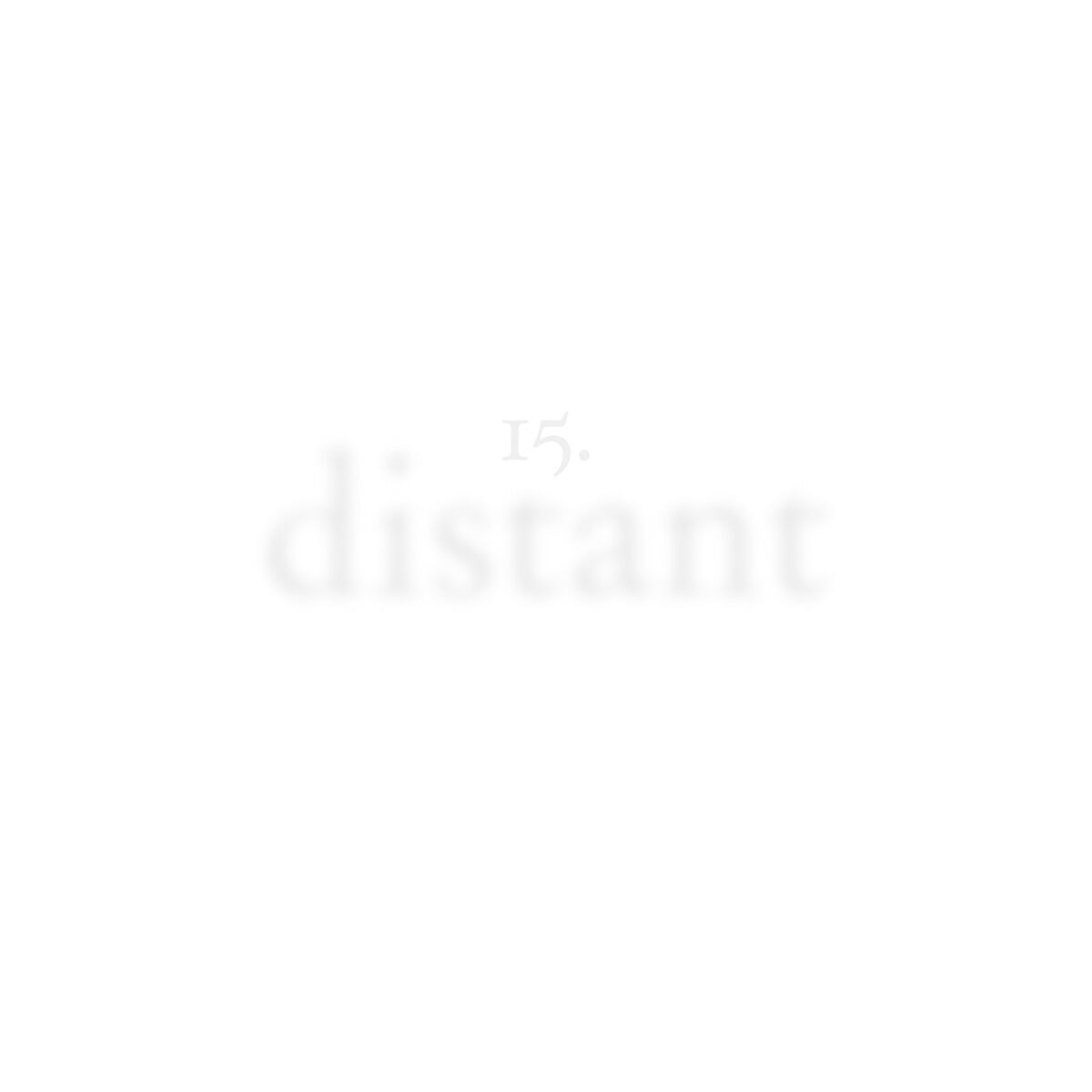 Album cover of Distant