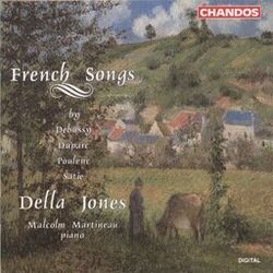 Cover of Della Jones sings French Songs by Debussy, Poulenc, Duparc & Satie