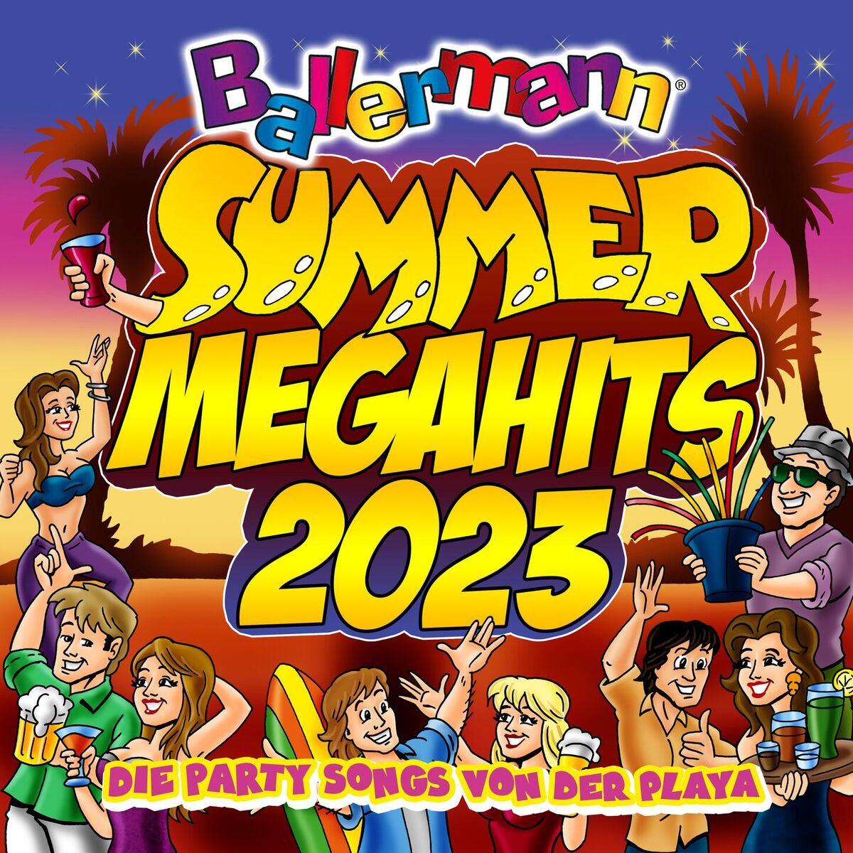 Album cover of Ballermann Summer Megahits 2023 - Die Party Songs von der Playa