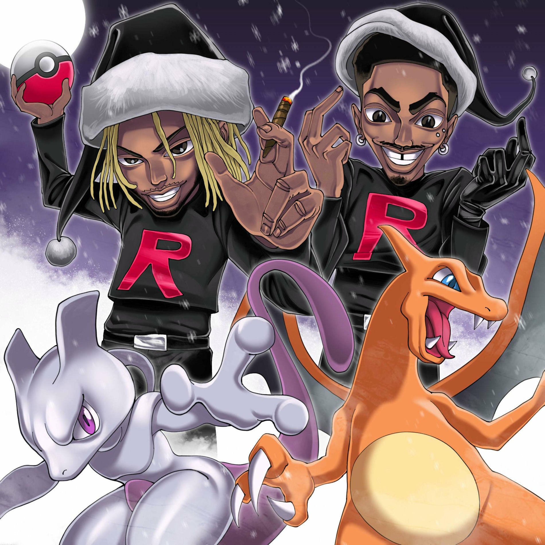 Album cover of TEAM RROXKET (BLASTING OFF!) (feat. RRoxket)