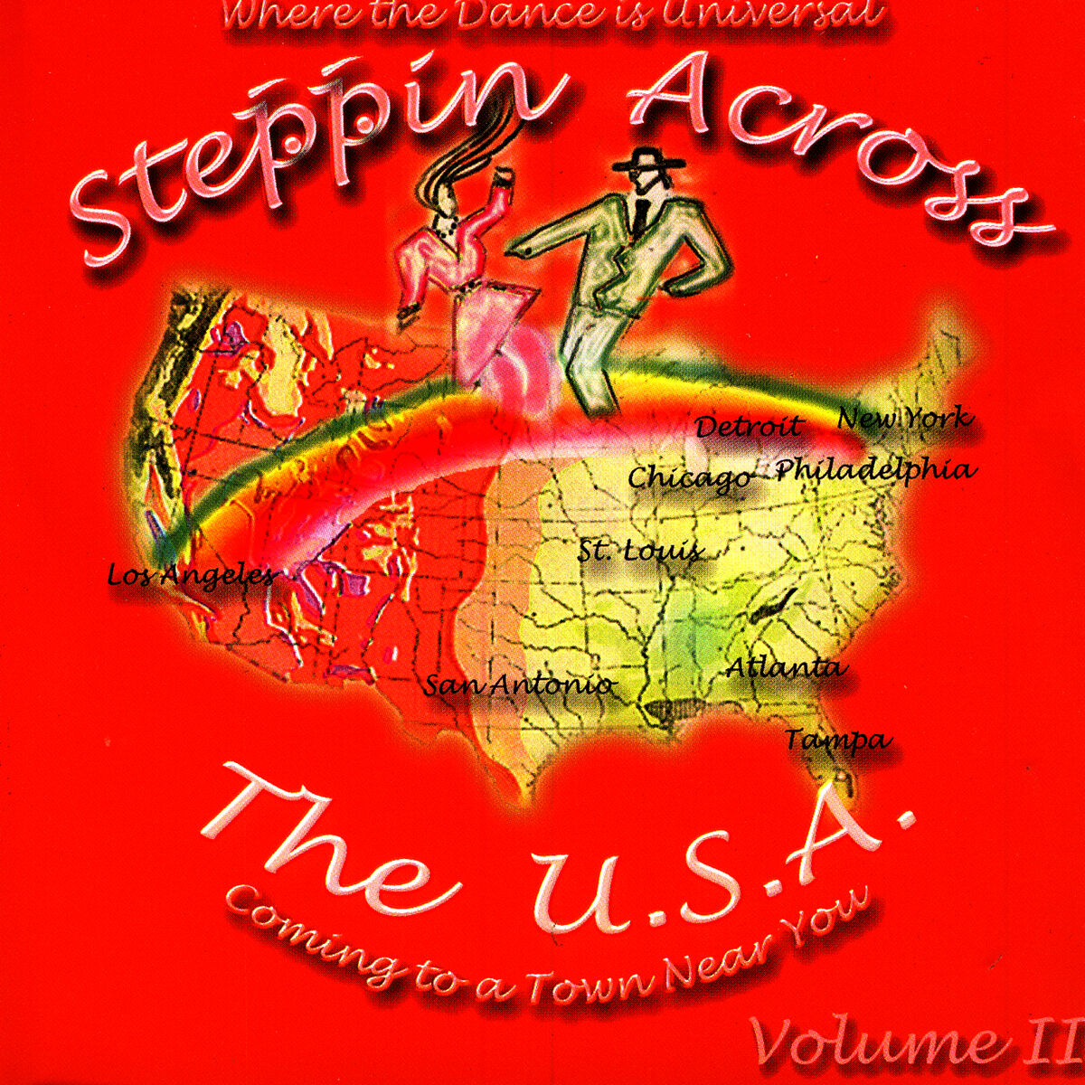 Album cover of Steppin Across The U.S.A, Volume 2