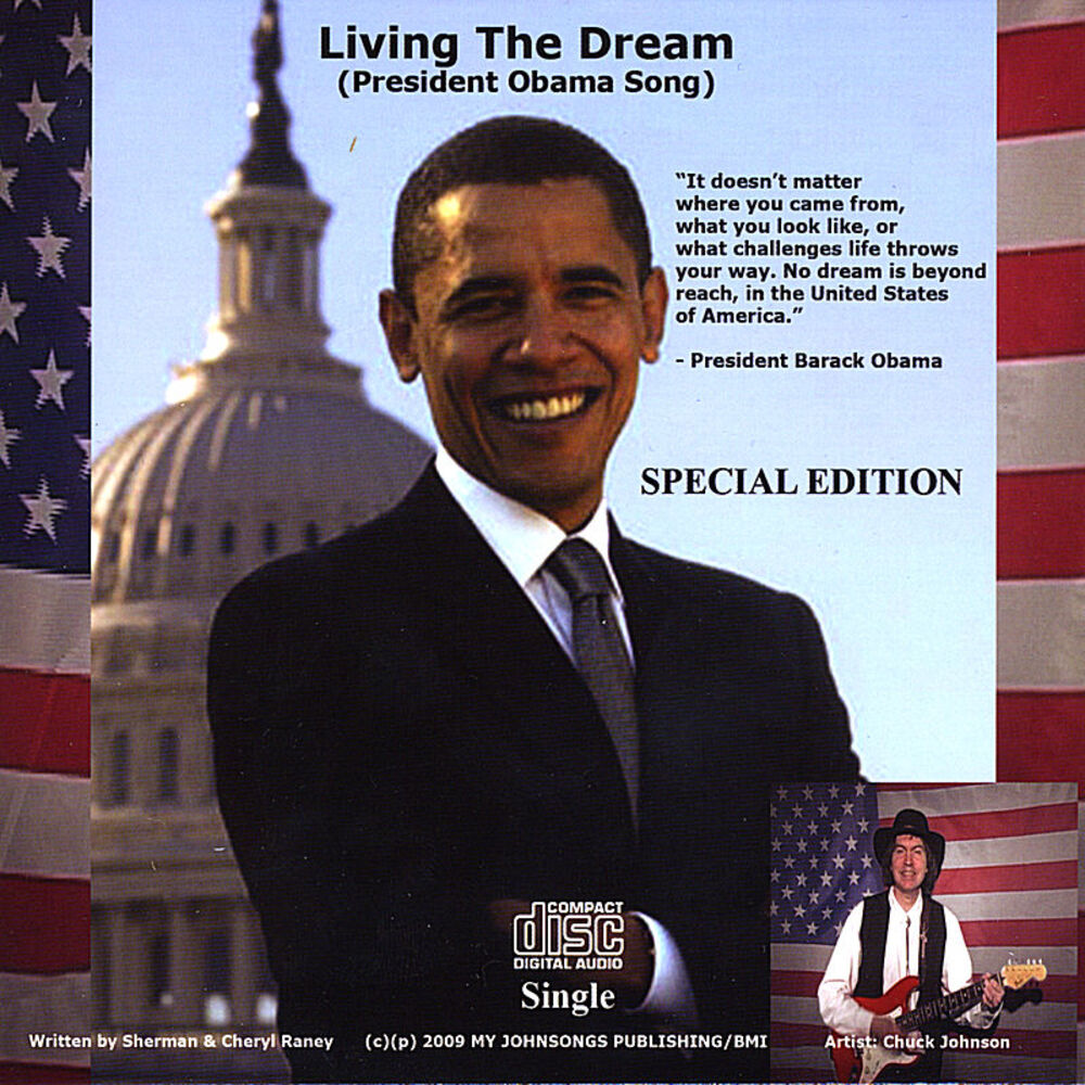 Picture of Living The Dream (President Obama Song) Special Edition CD Single