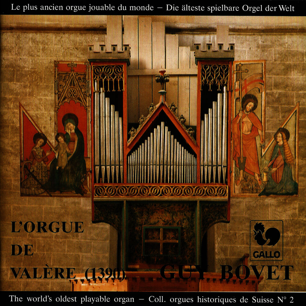 Picture of Guy Bovet à l'orgue de la Basilique de Valère (1390), The world's oldest playable organ
