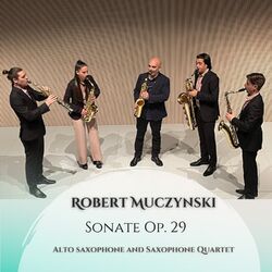 Cover of Muczynski - Sonata for Alto Saxophone and Saxophone Quartet, Op. 29