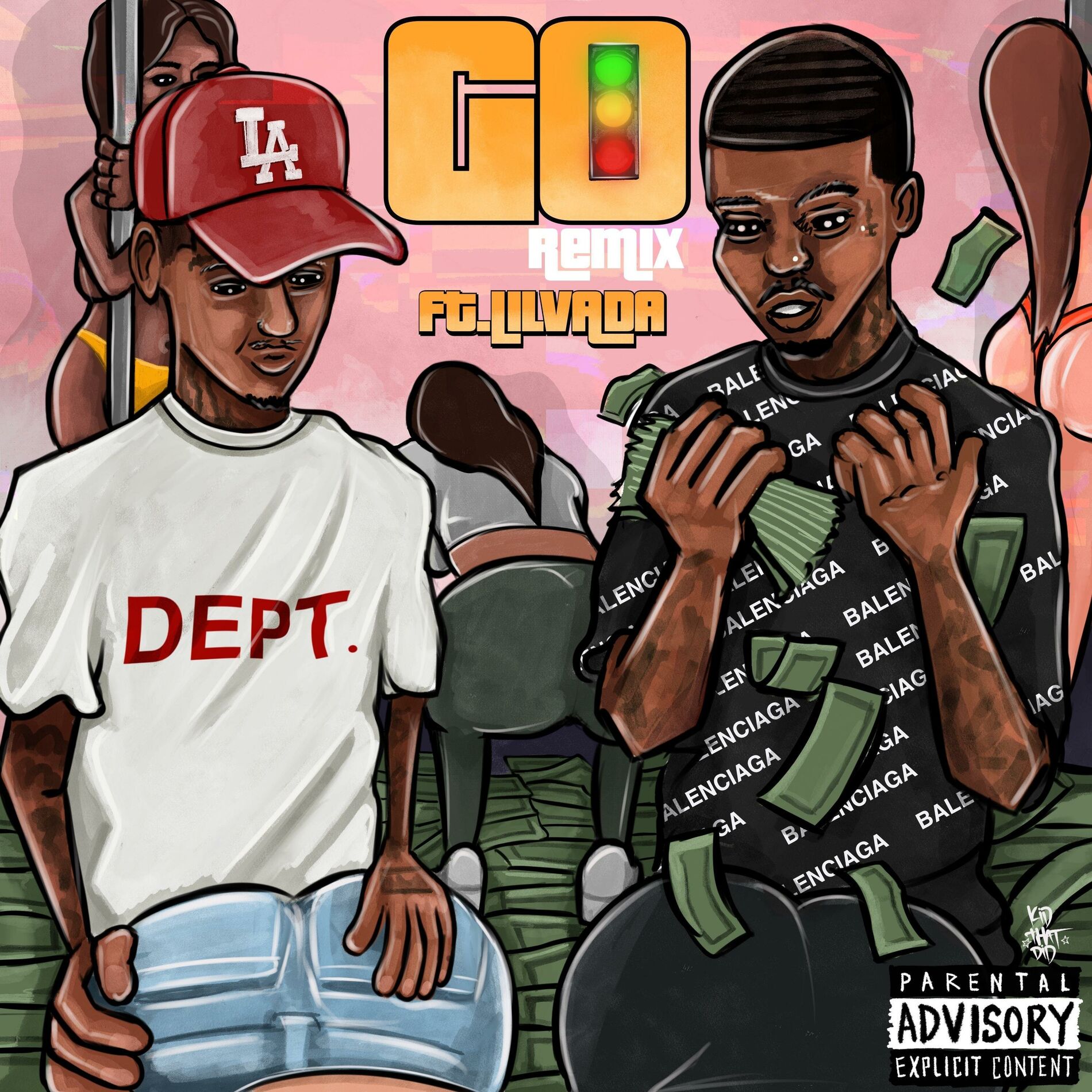 Album cover of Go (Go leeky) (feat. Lil Vada) [Remix]