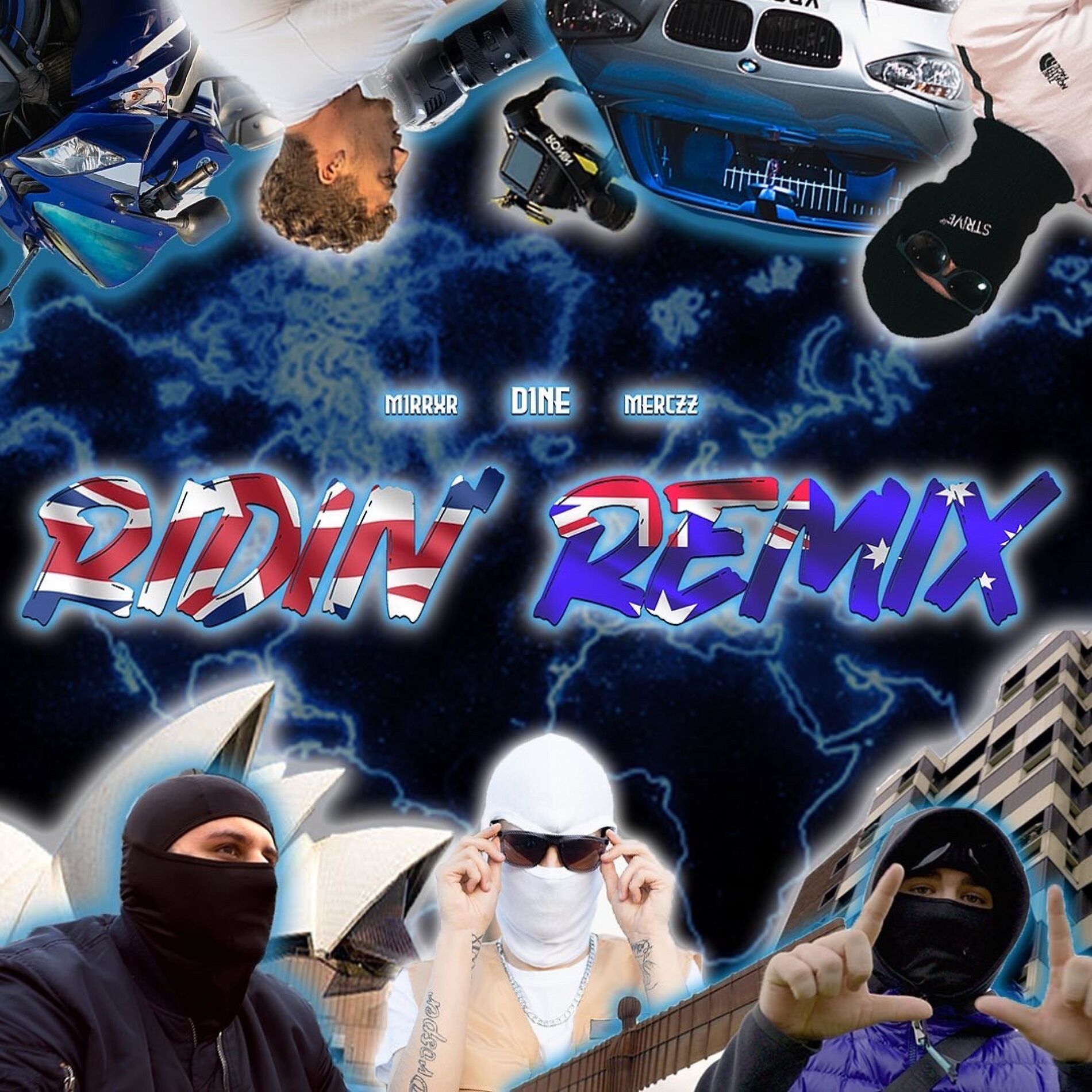 Album cover of Ridin Remix (feat. Merczz & Mirrxr)