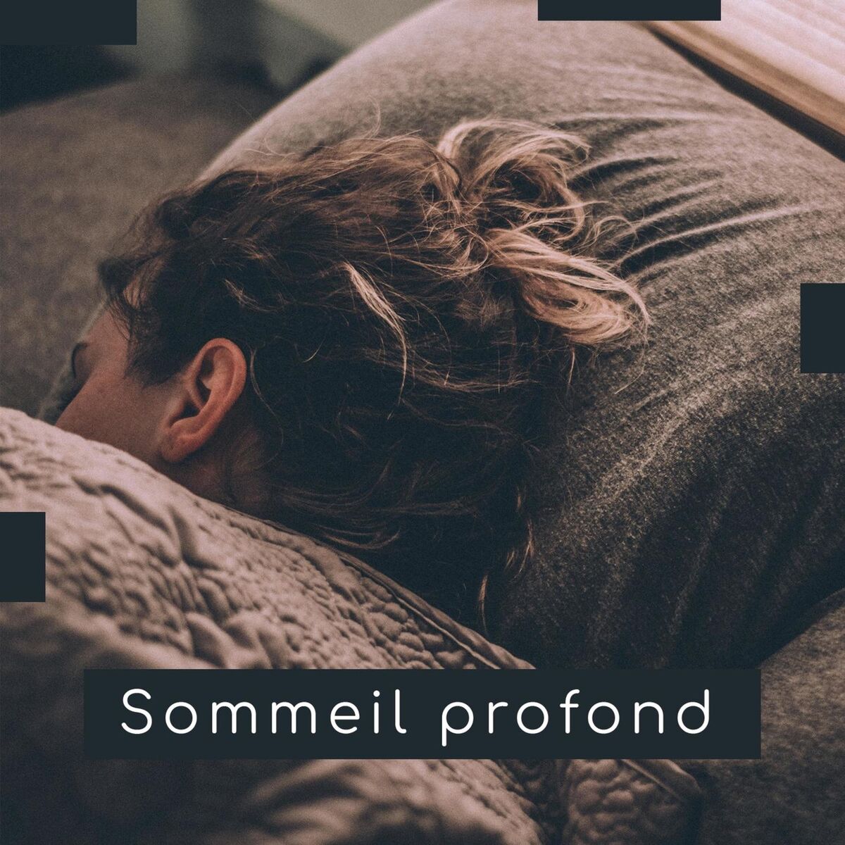 Album cover of Sommeil profond – Musicothérapie anti-stress pour mieux dormir, bruits blancs et sons de la nature pour la relaxation et la médita