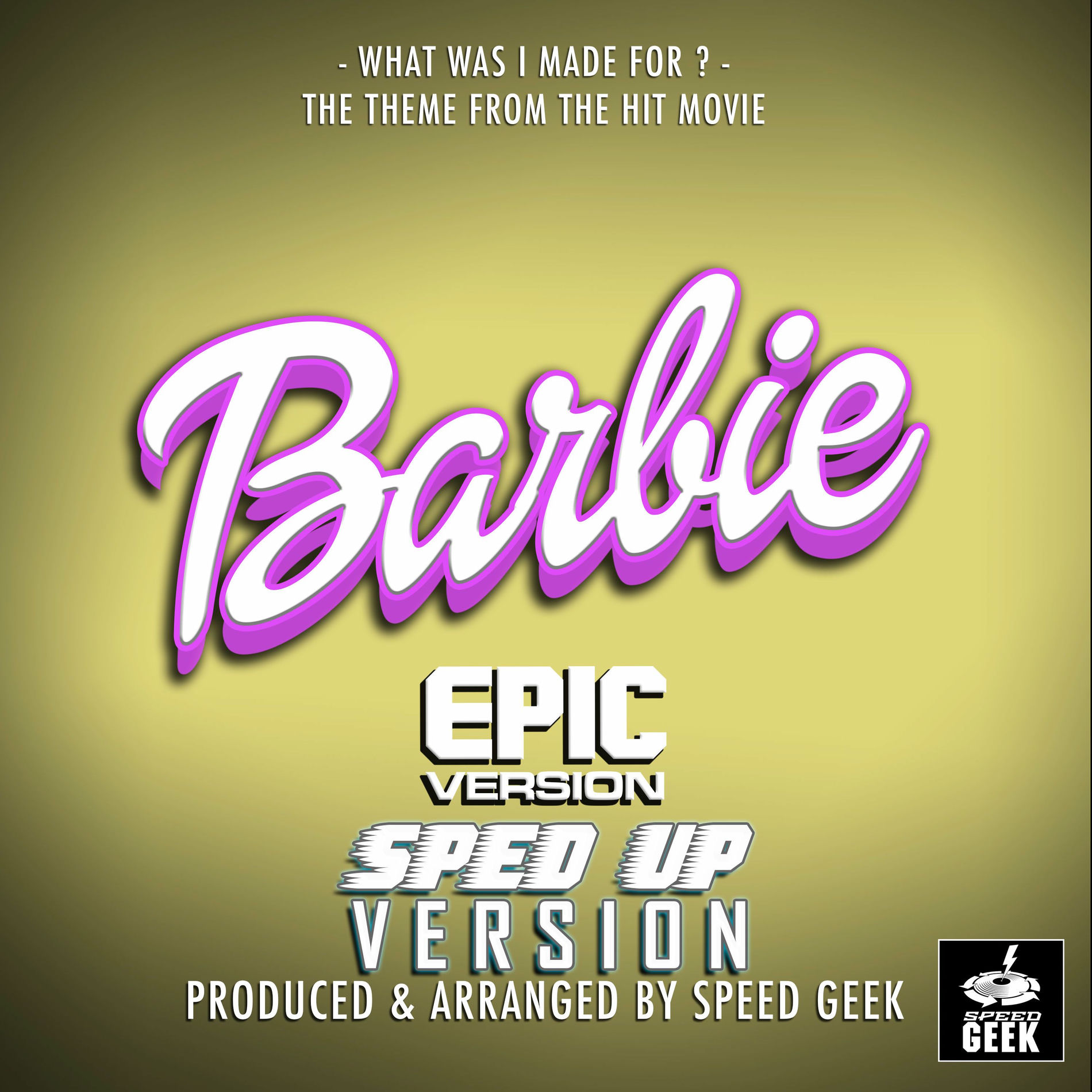 Album cover of What Was I Made For? (Epic Version) [From 