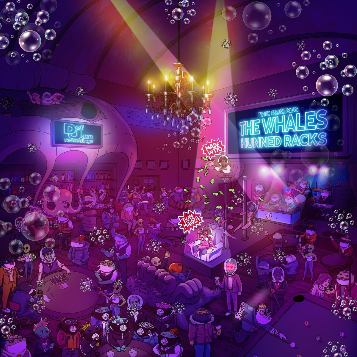 Album cover of Hunned Racks (The Remixes)