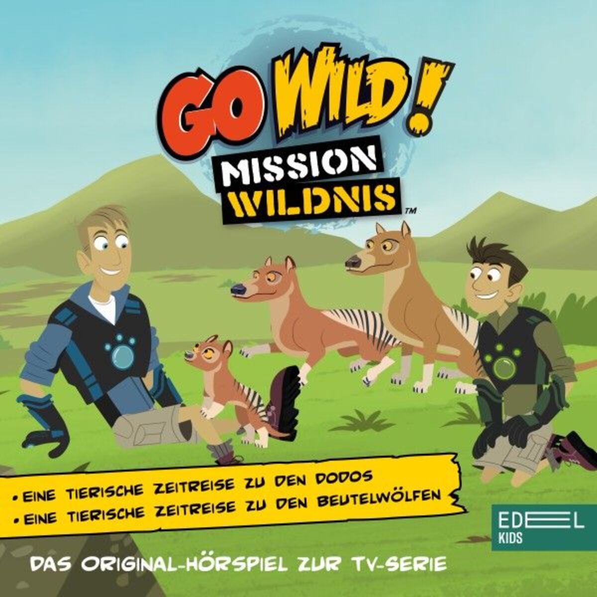 Album cover of Eine tierische Zeitreise zu den Dodos / Eine tierische Zeitreise zu den Beutelwölfen (Das Original-Hörspiel zur TV-Serie)